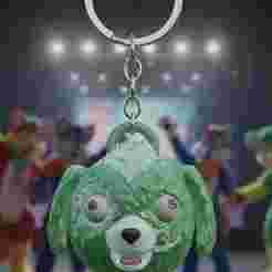 Fortnite Doggo Outfit Keychain - Fluffy & Detailed
