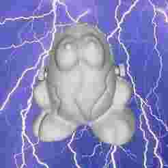 Franken Eggy (custom modelled gogos crazy bones)