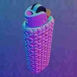 (FREE) LIGHTER SLEEVE - METAL PATTERN 1