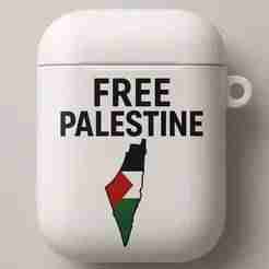 Free Palestine AirPods Case