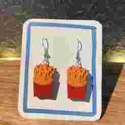 Fries earrings