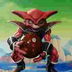 frog soldier freezer, fan art dragon ball z