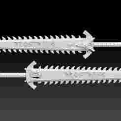 Frost Fang, Legendary Power Sword of the Wolves in Space!