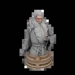 GANDALF - THE LORD OF THE RINGS BUST 3D MODEL