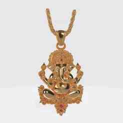 Ganesh Pendant Keychain N16