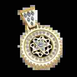 Gear Pendant  3D printable model