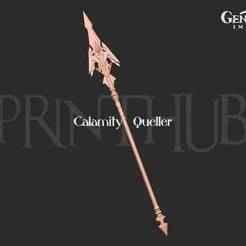 Genshin impact Calamity Queller Weapon for cosplay stl