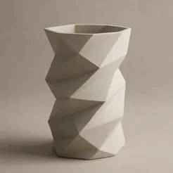 Geometric Abstract Planter STL