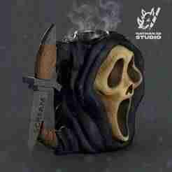 Ghost Face Horror Can Holder  Patreon Oct 2025