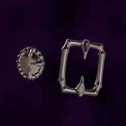 Ghost Papa V button and buckle