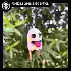 Ghosty Keychain Charm | Inspired by MW2019 | 3D Printable Accessory