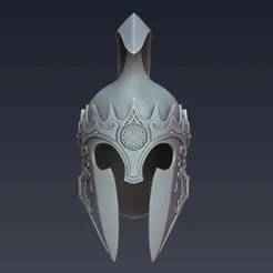 Gil-galad Elf Helmet High Fantasy 3D Printable Model