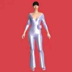 Girls Catsuit | Marvelous / Clo3d / obj / fbx