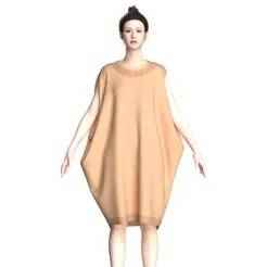 Girls Cope Dress V7 | Marvelous / Clo3d / obj / fbx