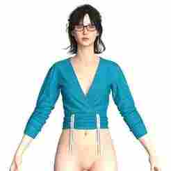 Girls Crop Tops V2 | Marvelous / Clo3d / obj / fbx