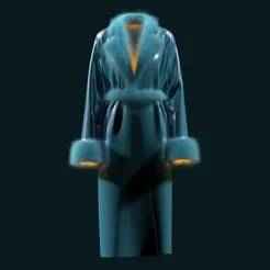 Girls Fur Jacket | Marvelous / Clo3d / obj / fbx