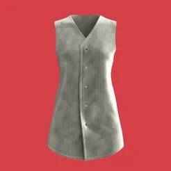 Girls Long Koti  | Marvelous / Clo3d / obj / fbx
