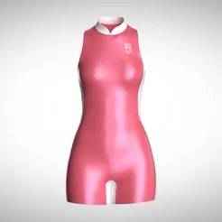 Girls Surf Unitard | Marvelous / Clo3d / obj / fbx