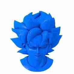 Goku Head / Dynamic Anime Character / character / goku / goku stl
