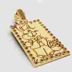 Gold Filled Rabbit Pendant