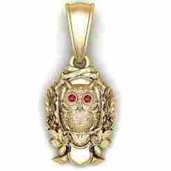 Gold Owl Pendant