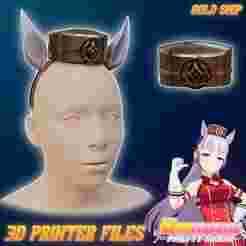 Gold Ship Cosplay Ears and Crown Accessories Uma musume: Pretty Derby