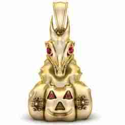 Golden Dragon with Golden Pumpkin