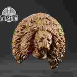 Golden Lion Shield Elden Ring Life Size Prop STL