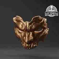 Golden Mask of Fury Black Myth Wukong Life Size Prop STL