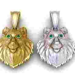 Golden Sheltie Pendant