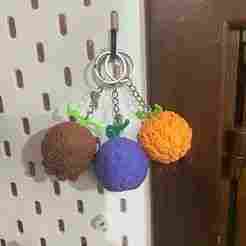 Gomu Gomu, Mera Mera, Yomi Yomi no mi Keychain
