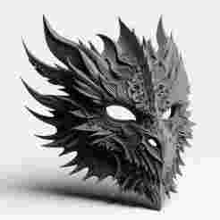 Gothic Dragon Wearable Mask