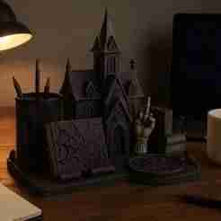 🏰 Gothic Manor Desk Organizer - Halloween Edition 🎃