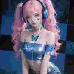 Gothic Pop Jinx:Cyber Poster Art