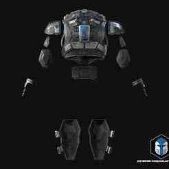 GoW - Marcus Fenix COG Armor - 3D Print Files