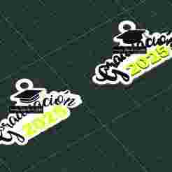 Graduation keychain