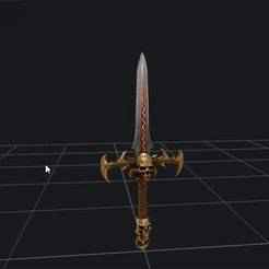 Gravehowl Devil May Cry Sword, Fantasy Sword
