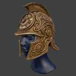 Greek Time Watcher Helmet