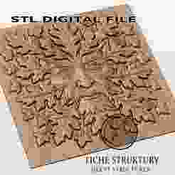 Green Man – Celtic Forest Spirit – 3D STL Model