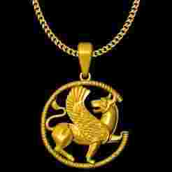 Griffin pendant charm