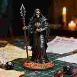 Grim Reaper 3D Print STL Figurine | Death Fantasy Model