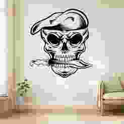 Guerrila Skull Army - Wall Art Multicolor
