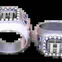 H ALPHABET RING 3D PRINTABLE MODEL