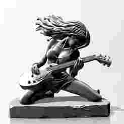 H18 girl with electric guitar