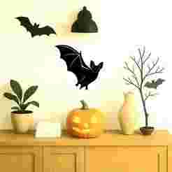 Halloween bat wall decoration