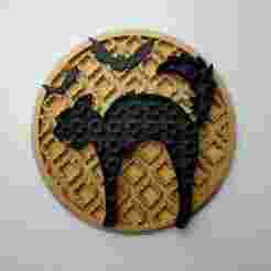 Halloween Black Cat Dimensional Mosaic