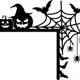 Halloween Door/Mirror Corner Decoration