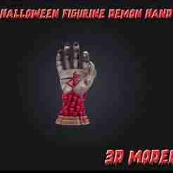 Halloween Figurine Demon Hand