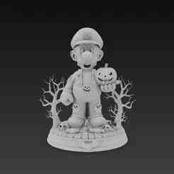 halloween luigi