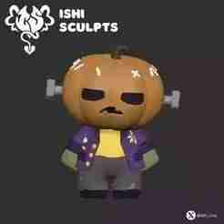 [Halloween Pumpkins] Deadpan Frankenstein